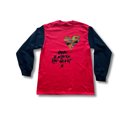 BLACK HISTORY MONTH/VALENTINES DAY Long Sleeve Shirt