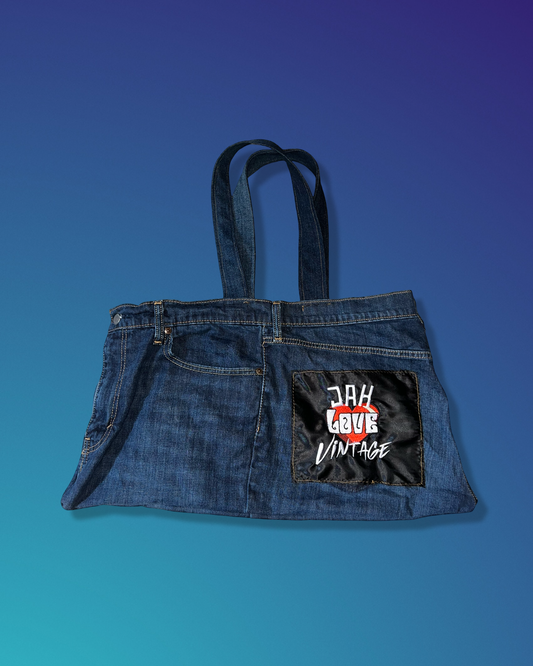 Jah Love Vintage tote bag