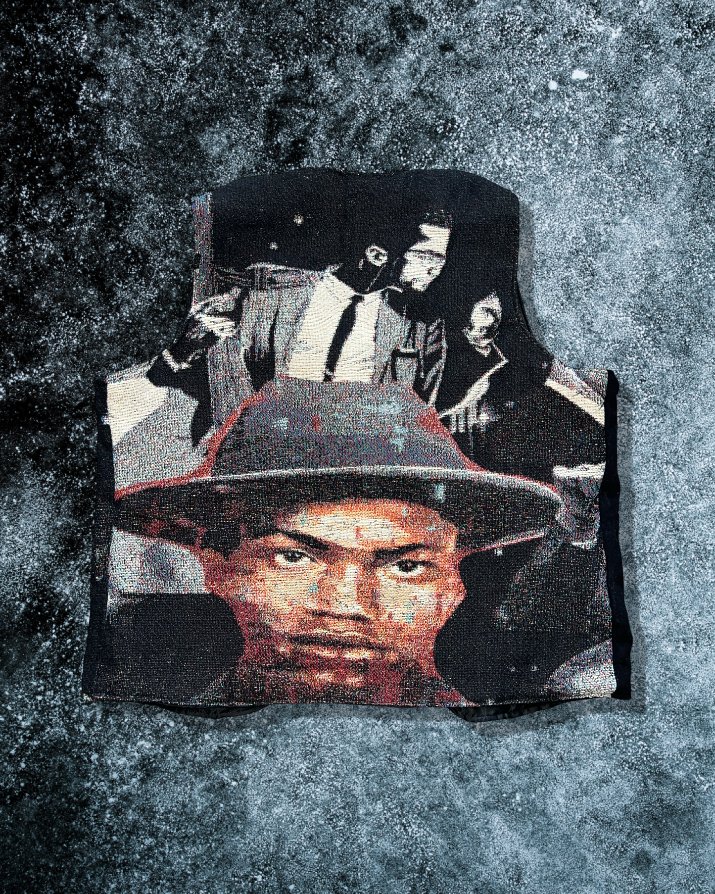 Malcolm X Tapestry vest (L)