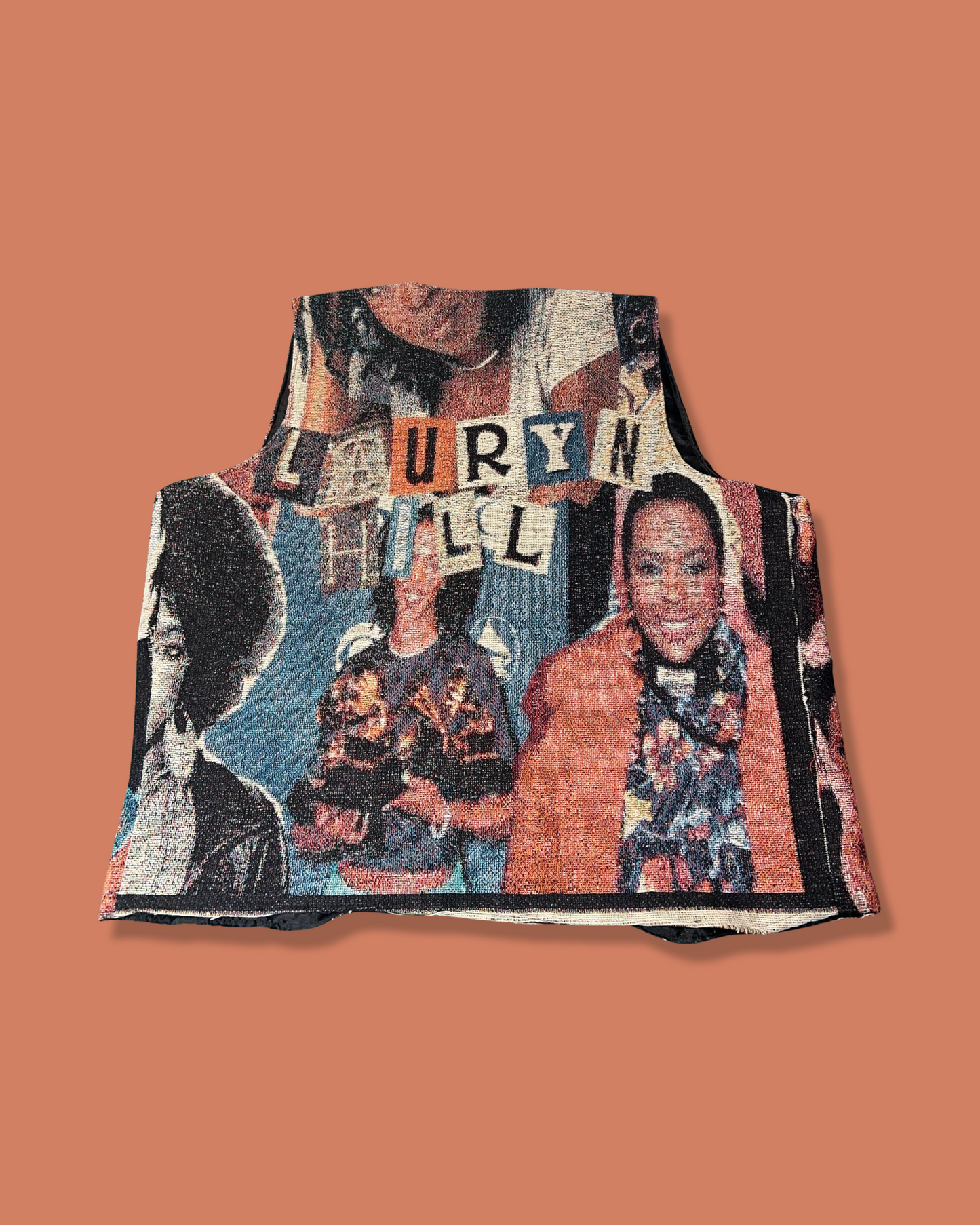 Lauryn Hill tapestry vest (L)