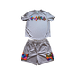Deck Of Cards Tee And Crowns Shorts Set