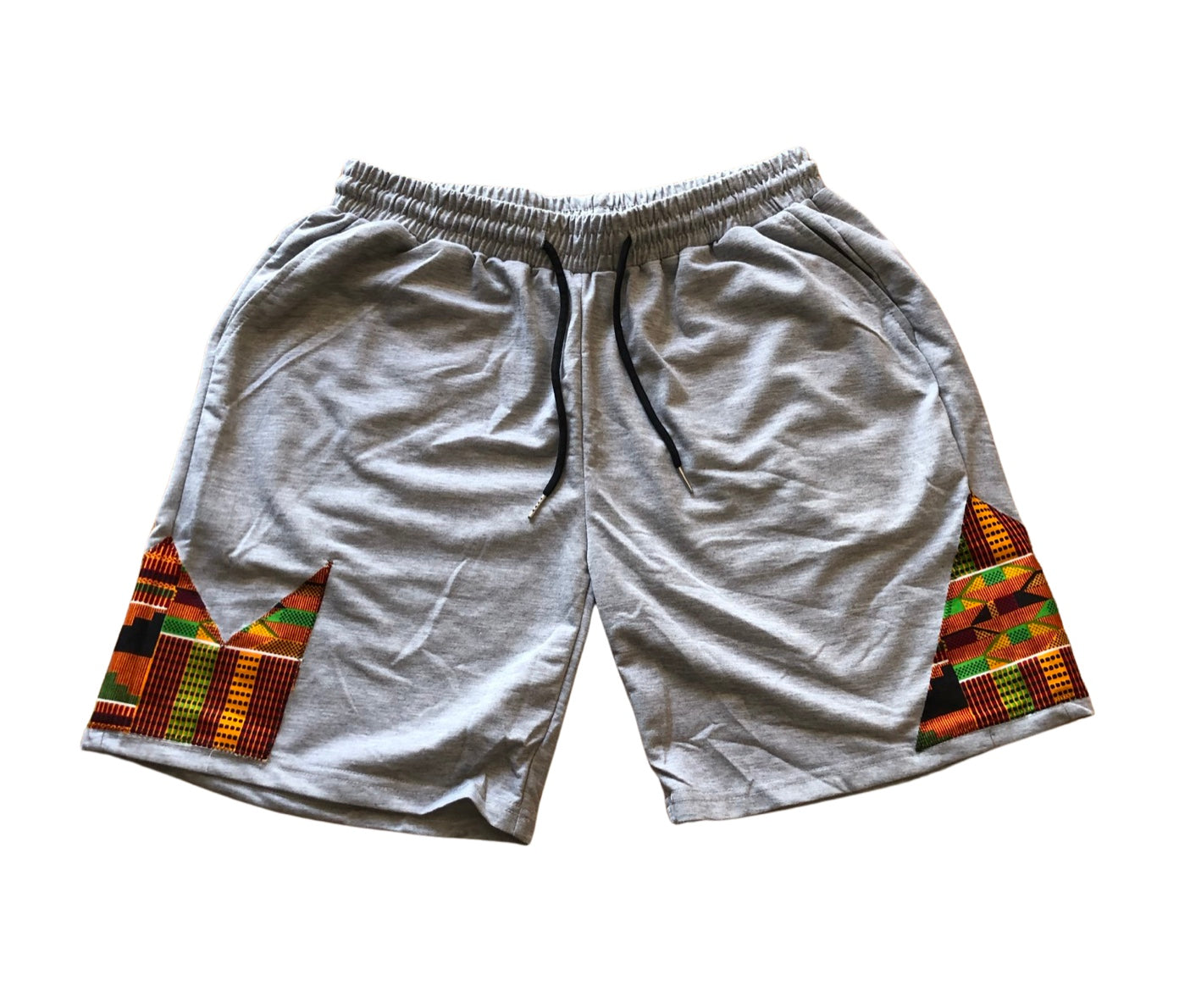 Crowns and Pyramids drawstring shorts