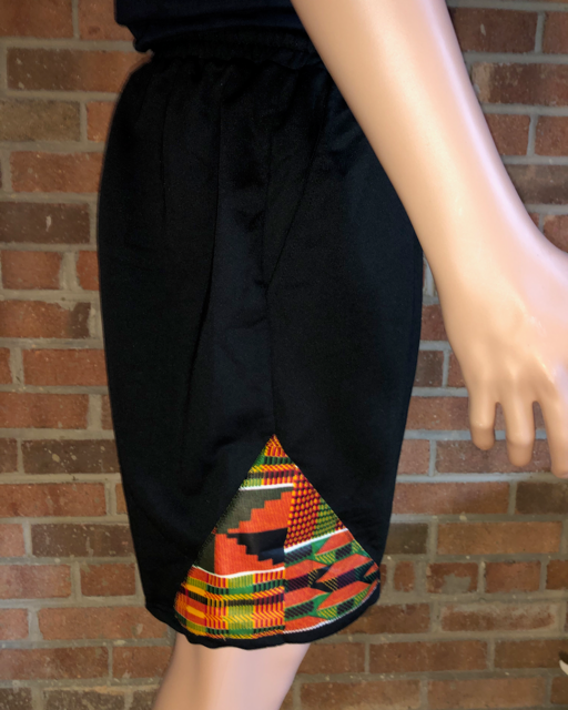 Pyramid Kente shorts