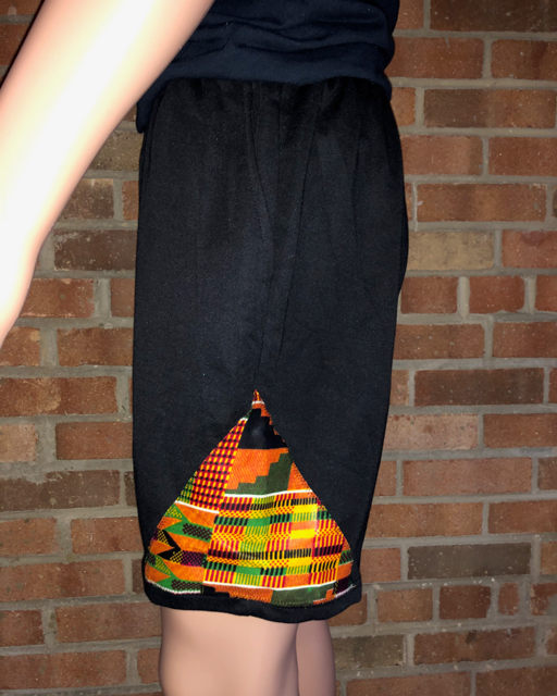 Pyramid Kente shorts